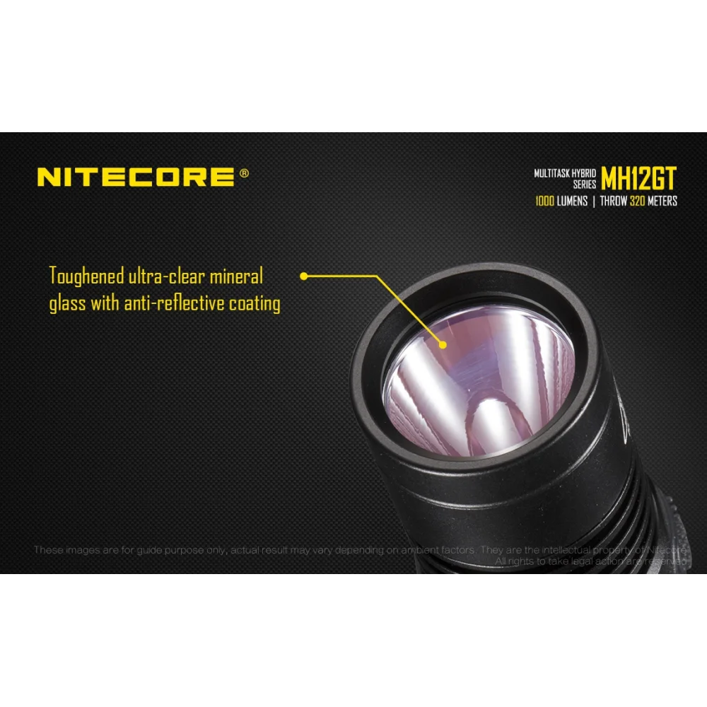 Latarka Nitecore MH12GT Multi-Task Hybrid 1000 lumenów 18 Latarka Nitecore MH12GT Multi-Task Hybrid 1000 lumenów