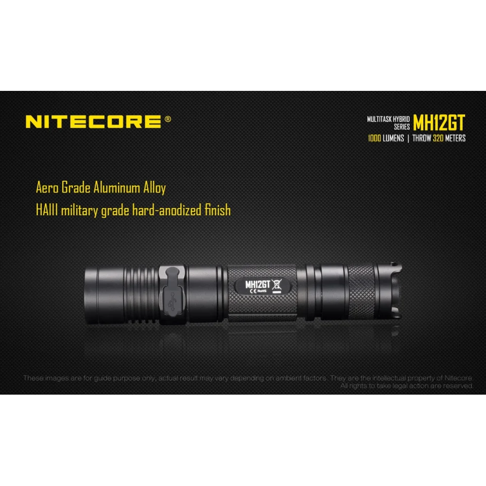 Latarka Nitecore MH12GT Multi-Task Hybrid 1000 lumenów 19 Latarka Nitecore MH12GT Multi-Task Hybrid 1000 lumenów