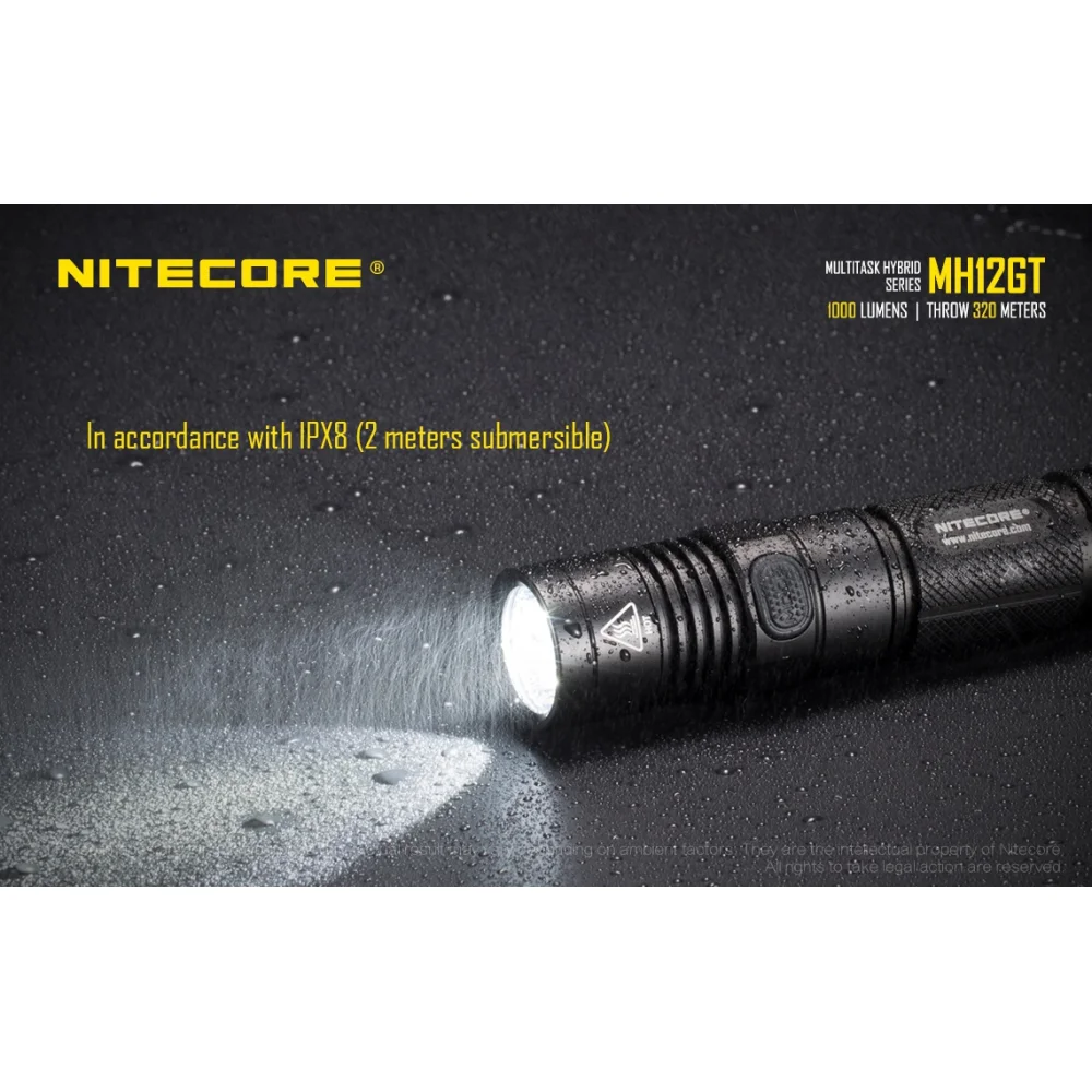 Latarka Nitecore MH12GT Multi-Task Hybrid 1000 lumenów 23 Latarka Nitecore MH12GT Multi-Task Hybrid 1000 lumenów