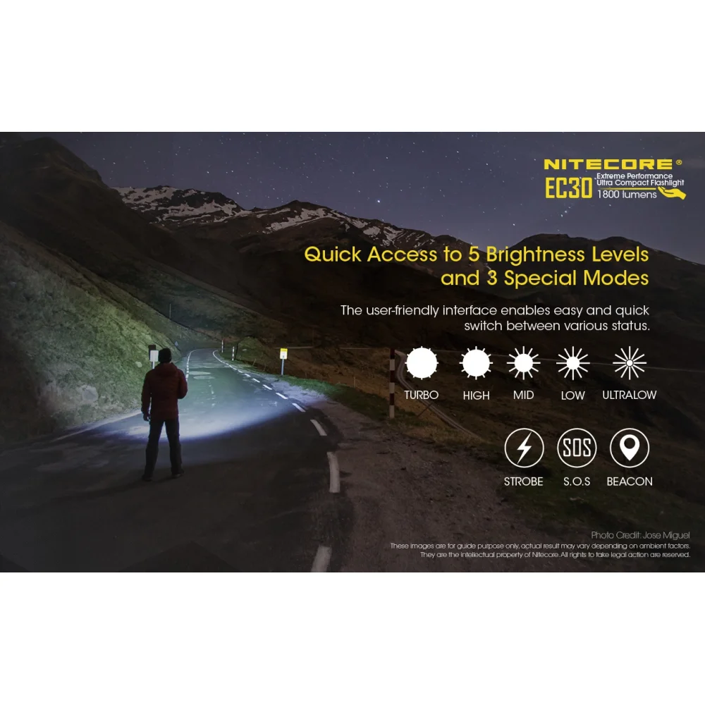 Latarka Nitecore Explorer Series EC30 9 Latarka Nitecore Explorer Series EC30