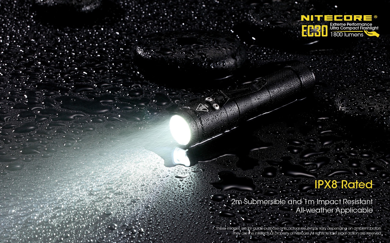 Latarka Nitecore Explorer Series EC30 Zaprojektowana jako kompaktowe i wydajne urządzenie dla wszelkich aktywności typu outdoor czy różnych sytuacji taktycznych. Latarka wyposażona została w diodę LED CREE XHP35 HD o mocy do 1800 lumenów. Wiązka światła posiada zasięg do 220 m. Mocny i łatwy w użyciu metalowy przełącznik daje dostęp do 5 poziomów jasności i 3 specjalnych trybów pracy. - LifeGun.pl Latarka Nitecore Explorer Series EC30-16