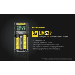 Ładowarka Nitecore UMS2