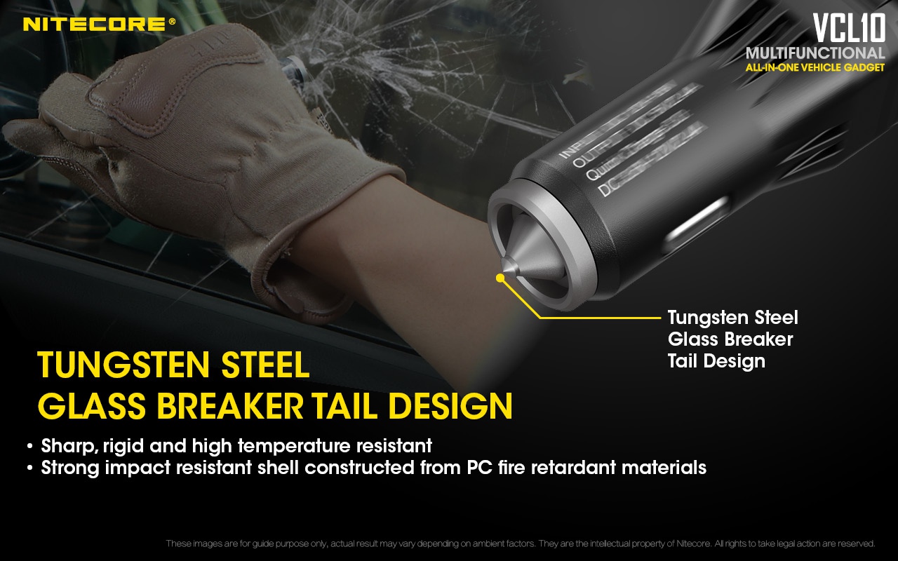 Ładowarka Nitecore VCL10 Ładowarka Nitecore VCL10 to wyjątkowy gadżet który będziesz chciał mieć w swoim samochodzie. Dwa tryby: QuickCharge 2.0 i QuickCharge 3.0 pozwalają podładować urządzenia Android i z systemem iOs z prędkością 2.4A. Ładowarka została wyposażona w latarkę o mocy 25 lumenów i może działać do 3 godzin. VCL10 posiada również czerwone światło ostrzegawcze, - LifeGun.pl Ładowarka Nitecore VCL10-13