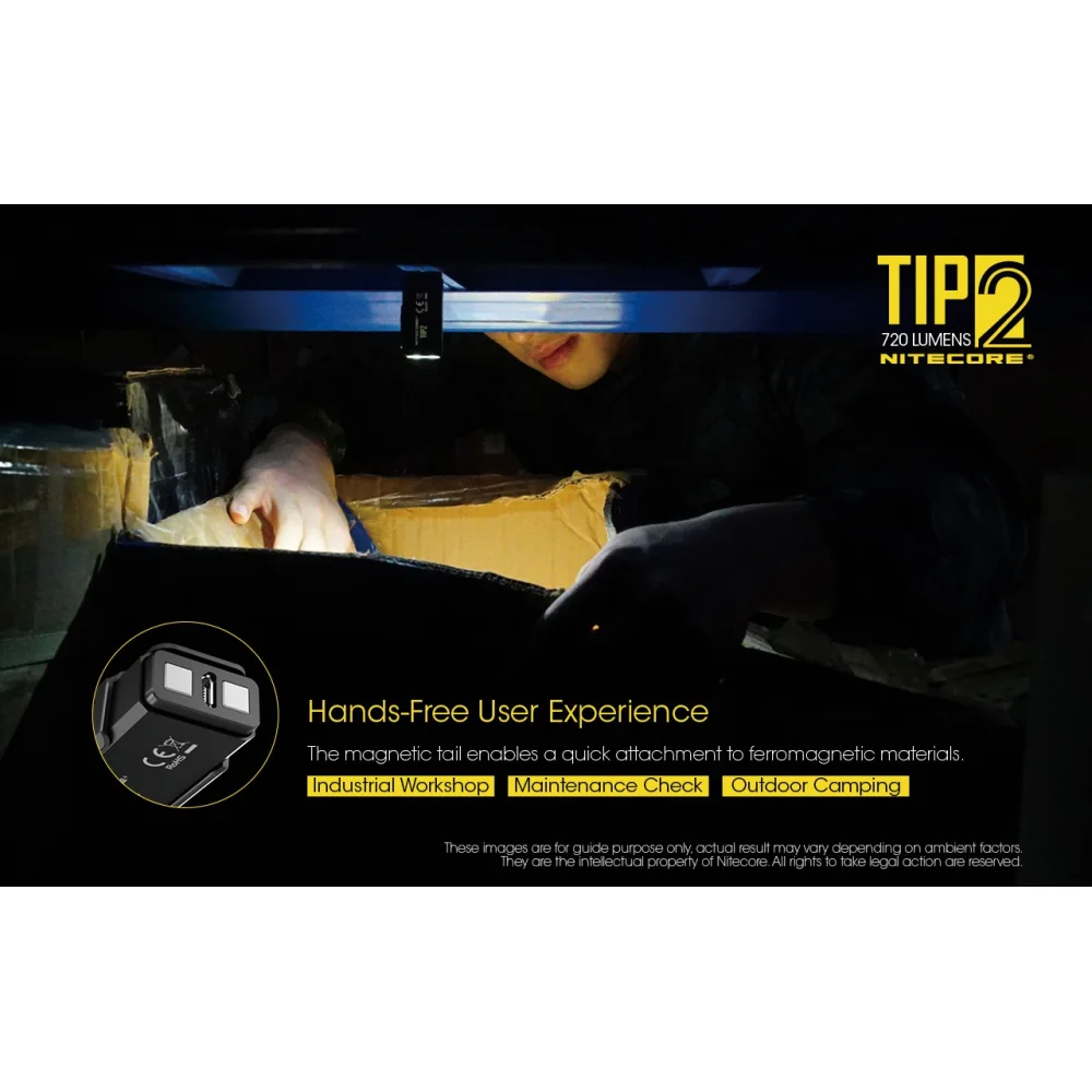 Latarka Nitecore TIP 2 720 lumenów 9 Latarka Nitecore TIP 2 720 lumenów