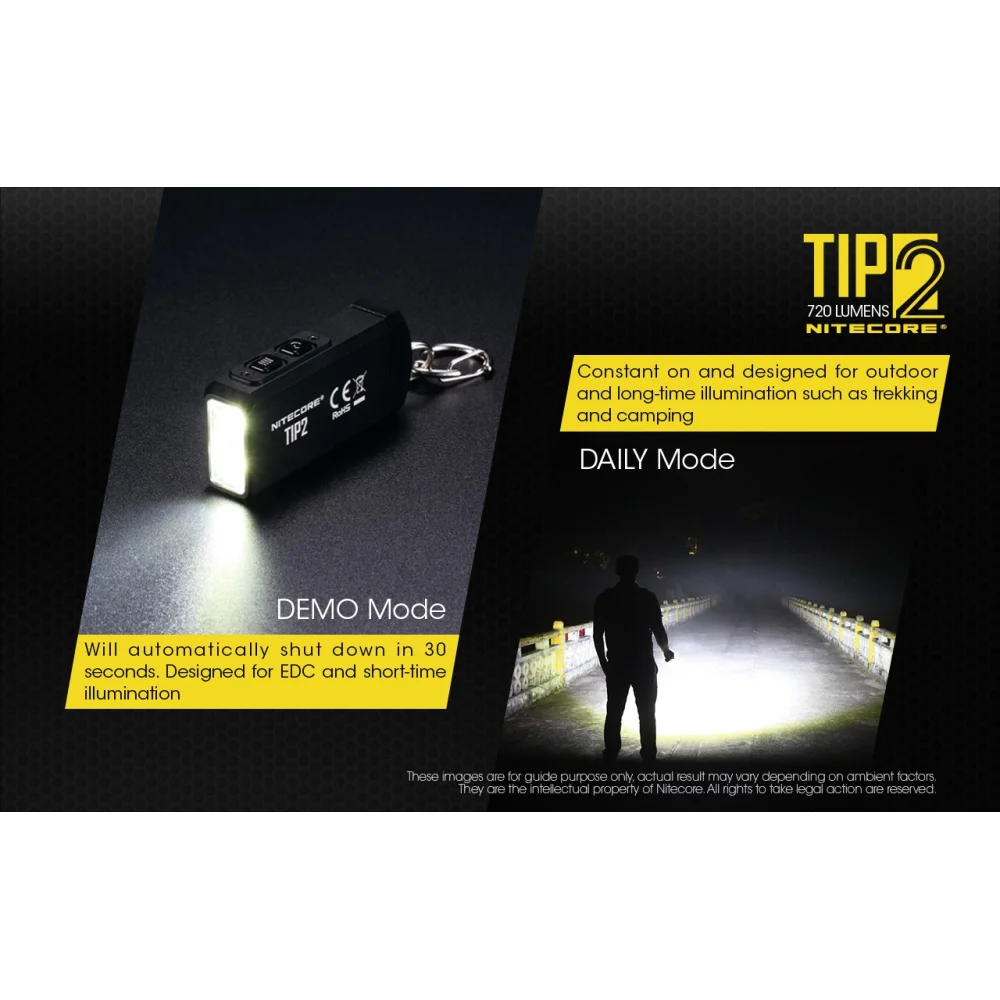 Latarka Nitecore TIP 2 720 lumenów 14 Latarka Nitecore TIP 2 720 lumenów