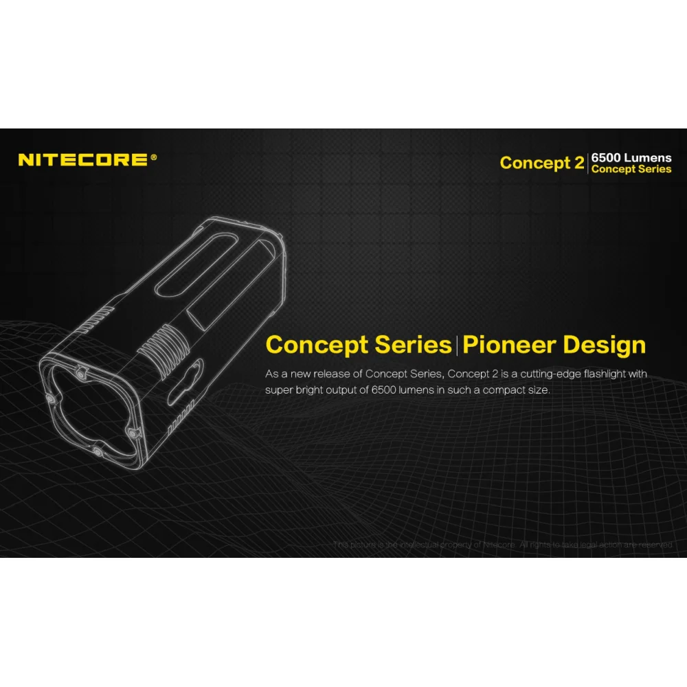 Latarka Nitecore Concept 2 6500 lumenów 10 Latarka Nitecore Concept 2 6500 lumenów