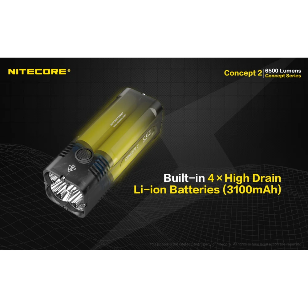 Latarka Nitecore Concept 2 6500 lumenów 13 Latarka Nitecore Concept 2 6500 lumenów