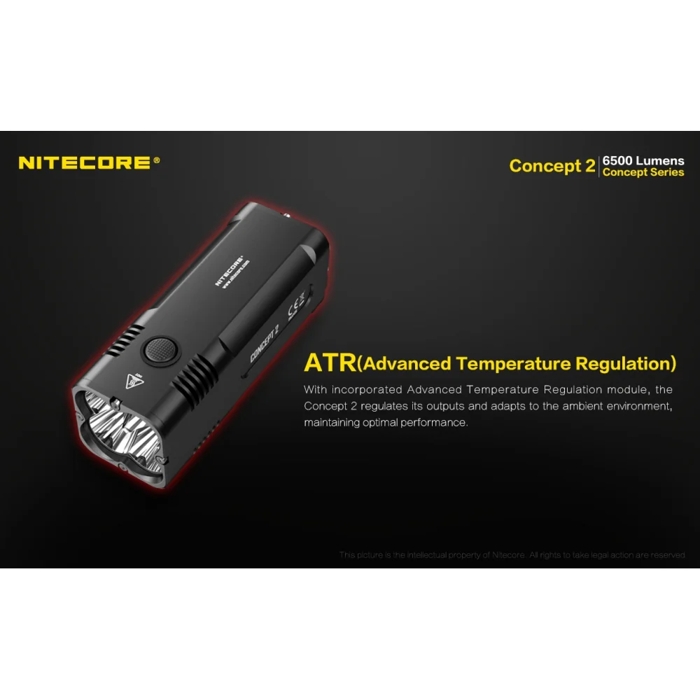 Latarka Nitecore Concept 2 6500 lumenów 17 Latarka Nitecore Concept 2 6500 lumenów