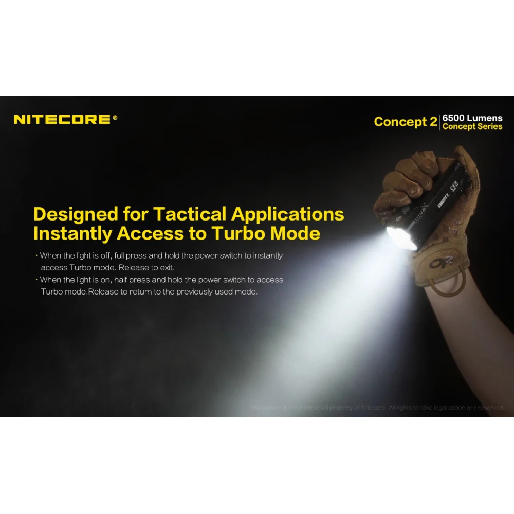 Latarka Nitecore Concept 2 6500 lumenów 20 Latarka Nitecore Concept 2 6500 lumenów