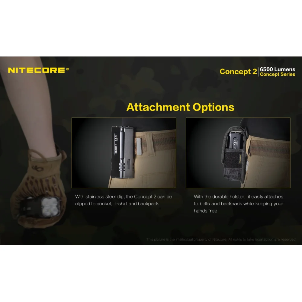 Latarka Nitecore Concept 2 6500 lumenów 22 Latarka Nitecore Concept 2 6500 lumenów