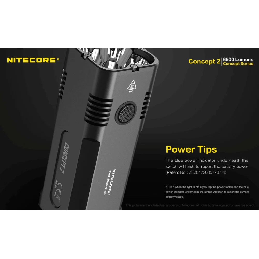 Latarka Nitecore Concept 2 6500 lumenów 25 Latarka Nitecore Concept 2 6500 lumenów
