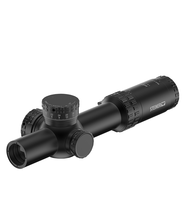 Luneta Steiner 1-8x24 M8XI DMR8I (8723000226) Luneta Steiner Military 1-8x24 M8Xi Opierając się na wyjątkowym sukcesie M5Xi - używanej przez siły specjalne na całym świecie - Steiner stworzył nowy standard lunet M8Xi 1-8x24 z 8-krotnym zoomem i wyjątkowym polem widzenia. 8-krotny zoom zapewnia elastyczność oraz wyższą rozdzielczość, natomiast duże pole widzenia i wyjątkowa jakość optyczna - LifeGun.pl Luneta Steiner 1-8x24 M8XI DMR8I (8723000226)-1