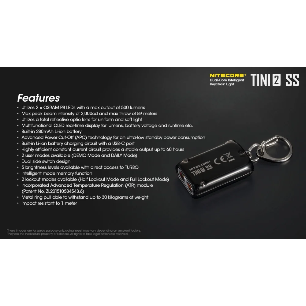 Latarka Nitecore TINI2 SS 27 Latarka Nitecore TINI2 SS
