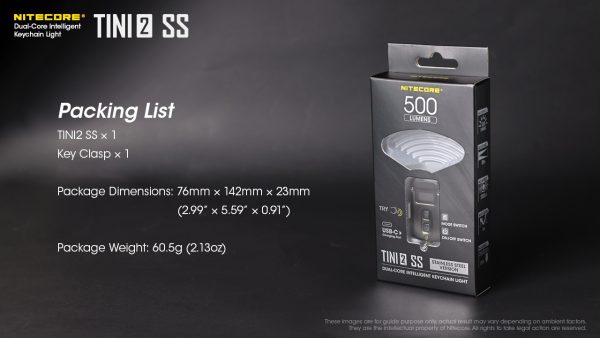 Latarka Nitecore TINI2 SS-28