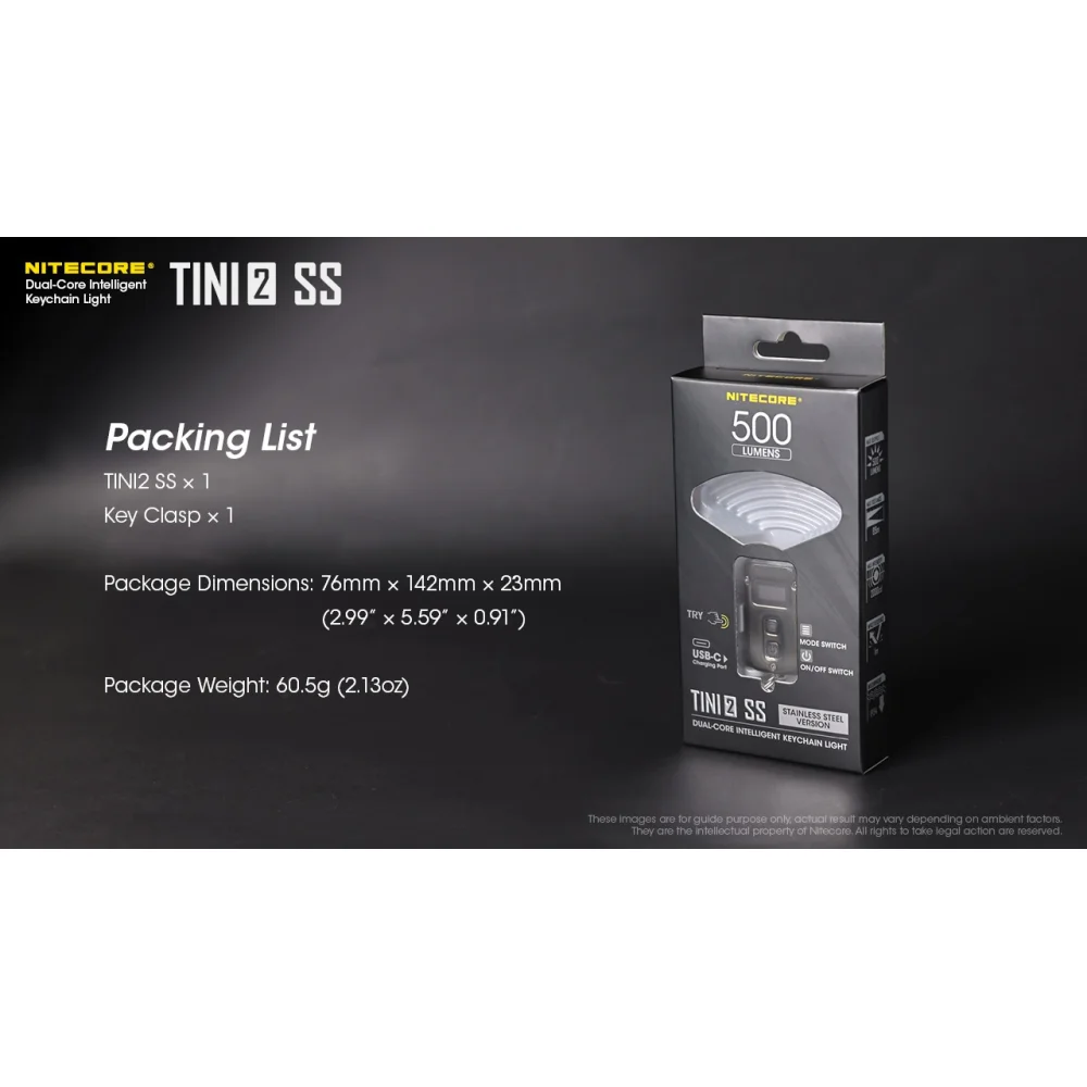 Latarka Nitecore TINI2 SS 28 Latarka Nitecore TINI2 SS