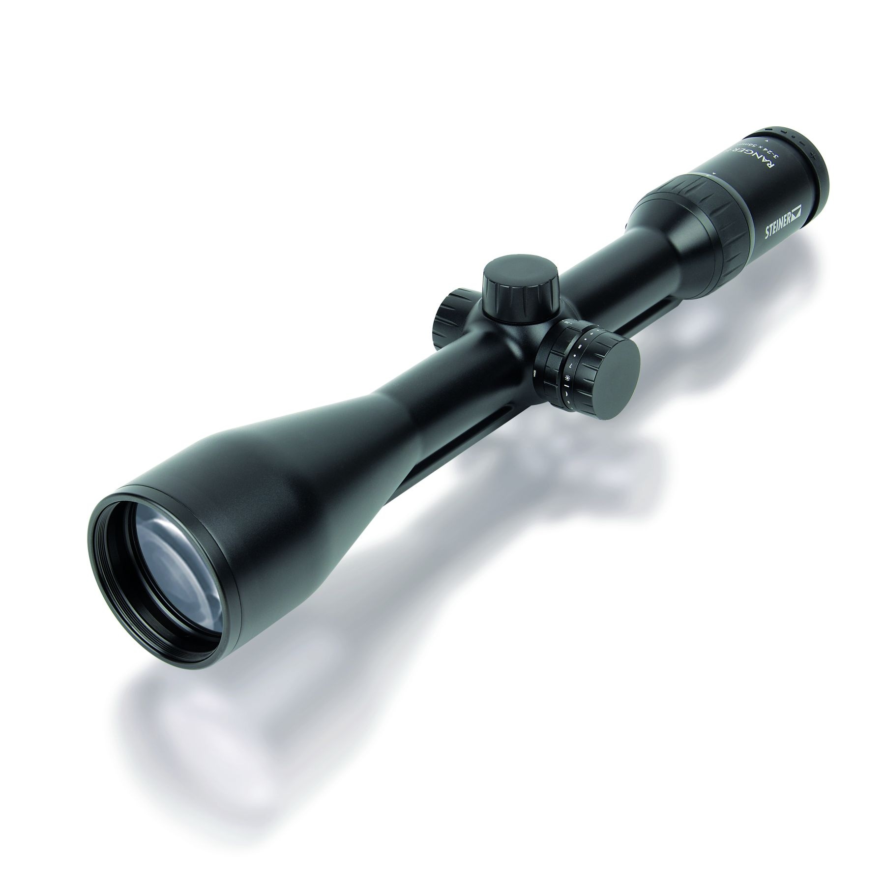 Steiner Ranger 8 3-24x56 CW (wersja z szyną) to potężna luneta, która imponuje swoją uniwersalnością i parametrami optycznymi, sprawdzającymi się w nawet najtrudniejszych warunkach.Ranger 8 zapewnia powtarzalną i precyzyjną regulację siatki celowniczej. Pokrętła regulacyjne są słyszalne i wyczuwalne w dotyku, zapewniając użytkownikowi intuicyjną obsługę.Jest to luneta niezwykle wszechstronna, umożliwiająca dokładne i bezpieczne wykrycie zwierzyny z dowolnej - LifeGun.pl Luneta STEINER RANGER 8 3-24X56 CW z szyną (3003903204)-1