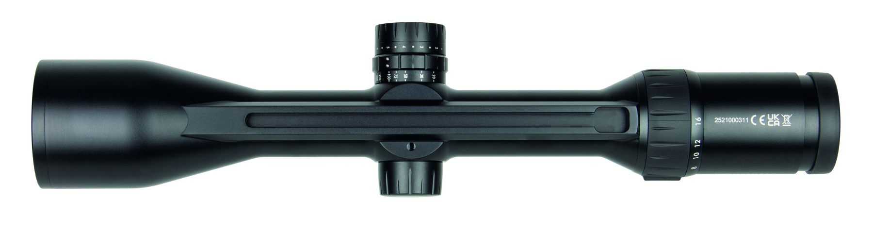 STEINER RANGER 8 2-16X50 (wersja z szyną) to luneta celownicza ze zmiennym powiększeniem 2-16x i obiektywem o średnicy 50 mm. Imponuje rozszerzonym polem widzenia XL, wysoką transmisją światła sięgającą 92%, co wraz z 16-krotnym zoomem zapewnia doskonałą widoczność nawet na dalekich dystansach. Optyka High Contrast gwarantuje jasny obraz o niezwykle dużym kontraście oraz wyjątkowej szczegółowości. Luneta wyposażona została w podświetlany krzyż celowniczy 4A-I dot w drugim - LifeGun.pl Luneta STEINER RANGER 8 2-16X50 CW z szyną (3002903204)-2