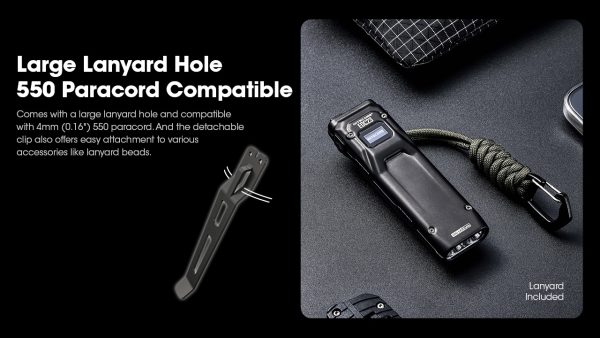 Latarka NITECORE EDC23 2500 lumenów-8