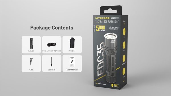 Latarka NITECORE EDC35 5000 lumenów-8