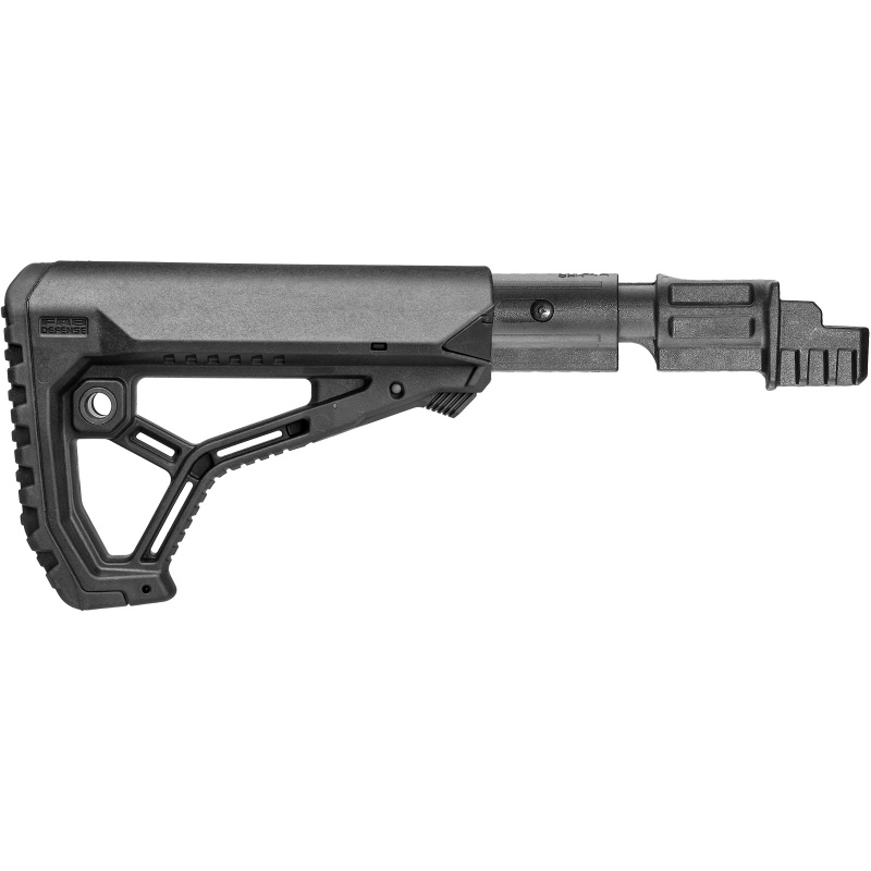 Wysokość (mm): 130 | Szerokość (mm): 48 | Długość całkowita (mm): 195 / 290 | Waga (g): 432 - LifeGun.pl Kolba z amortyzatorem FAB SBT-K47 FK-1