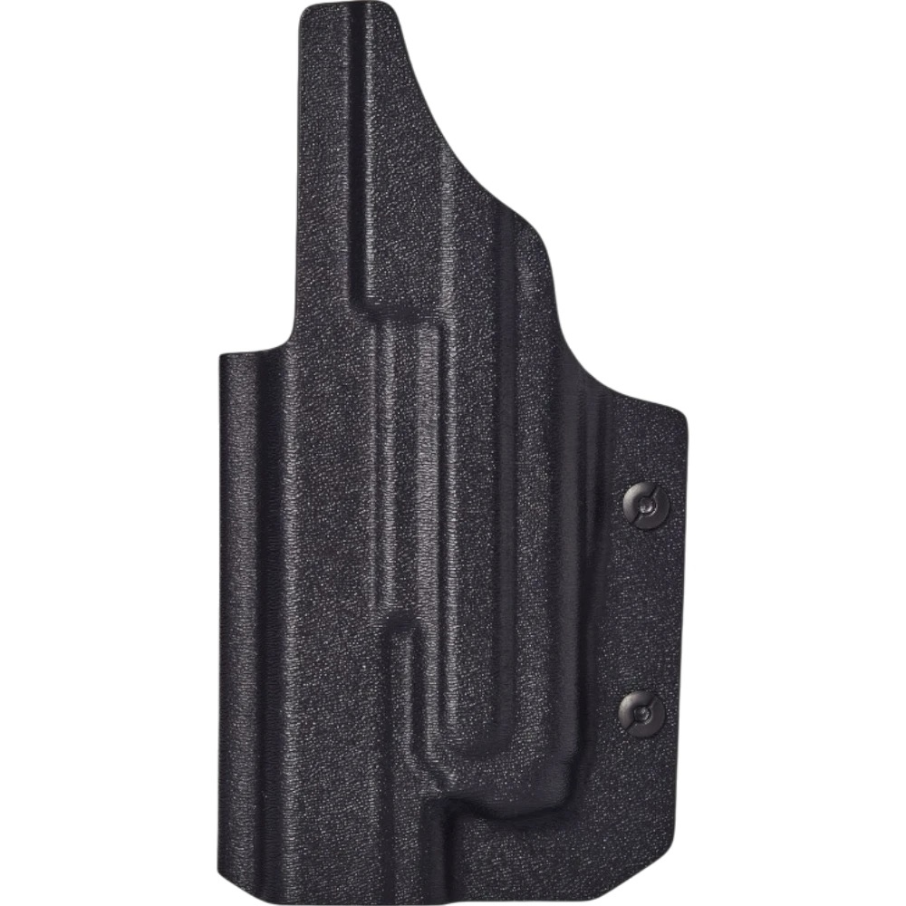 NITECORE NPH40 to wysokiej jakości, WEWNĘTRZNA kabura zaprojektowana z myślą o latarkach taktycznych NITECORE NPL25 i NPL25GL. Wykonana z wytrzymałego polimeru Kydex 2.36, posiada odkręcany klips ze stali i jest kompatybilna z modelami Glock 17 i Glock 19. Cechy: Materiał: Kydex 2.36 Mocowanie: Klips ze stali nierdzewnej, odkręcany Kompatybilność: Glock 17 i Glock 19 Kolor: Czarny Rodzaj: Wewnętrzna - LifeGun.pl Kabura NITECORE NPH40 do NPL25 i NPL25GL-1