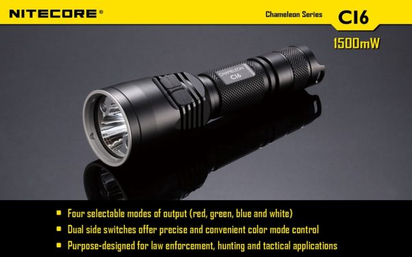 Latarka Nitecore CI6 Chameleon z Podczerwienią 440 Lumenów-8