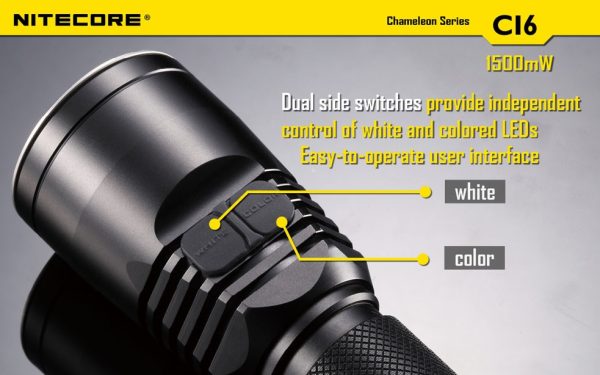 Latarka Nitecore CI6 Chameleon z Podczerwienią 440 Lumenów-9