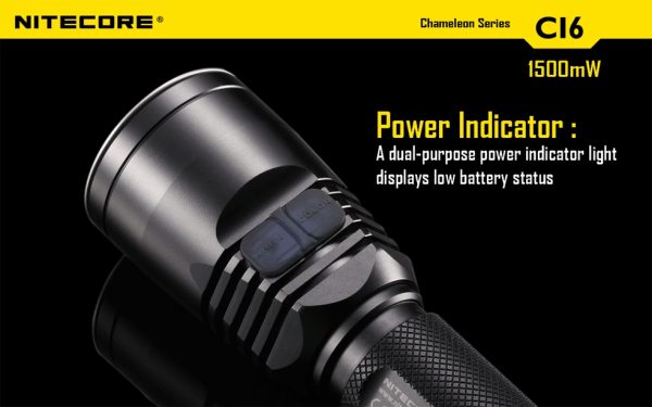 Latarka Nitecore CI6 Chameleon z Podczerwienią 440 Lumenów-20