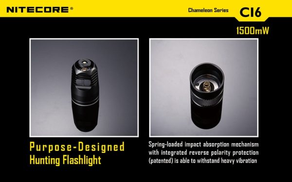 Latarka Nitecore CI6 Chameleon z Podczerwienią 440 Lumenów-21
