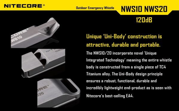 Gwizdek bezpieczeństwa Nitecore NWS10 120 dB-5