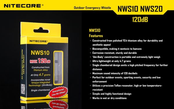 Gwizdek bezpieczeństwa Nitecore NWS10 120 dB-14