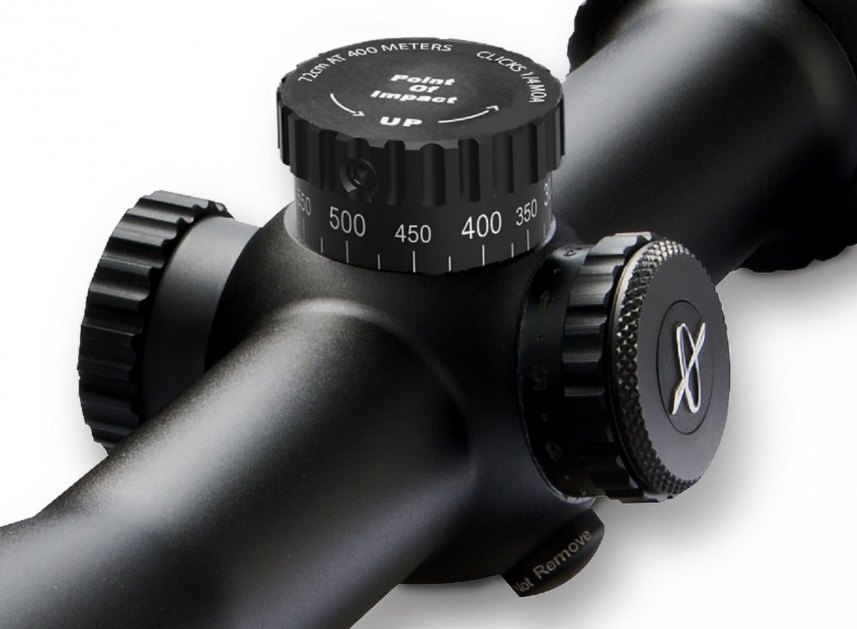 Średnica obiektywu (mm): 56 | Sprawność zmierzchowa: 11.2-22.3 | Powiększenie (x): 3-12 | Wykończenie lunety: Mat | Pole widzenia ze 100 m (m): 11.7 - 3.3 | Długość lunety (mm): 386 | Średnica tubusa (mm): 30 | Krzyż celowniczy: German 3P 4 LRS Podświetlany | Waga (g): 671 - LifeGun.pl Luneta Burris 3-12X56 FourX SERIES LRS (200458) z bębnami balistycznymi-2