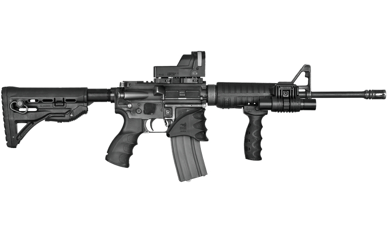 Wysokość (mm): 119 | Szerokość (mm): 47 | Waga (g): 138 | Długość całkowita (cm): 54 - LifeGun.pl Uchwyt przedni FAB REG-2