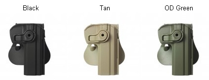 Polimerowa kabura IMI-Z 1340 dedykowana do pistoletu CZ 75 z płetwą umożliwiającą montaż kabury na biodrze. Wyprodukowana przez cenioną firmę IMI Defense. Dzięki innowacyjnemu systemowi łączenia kabury z płetwą użytkownik ma możliwość regulowania kąta nachylenia kabury w zakresie 360º. Ergonomiczna płetwa umożliwia mocowanie kabury do paska o szerokości 45 mm. Kabura jest wyposażona w blokadę kabłąka - LifeGun.pl Kabura FAB CZ SP-01 Shadow Z1340 (1340)-1