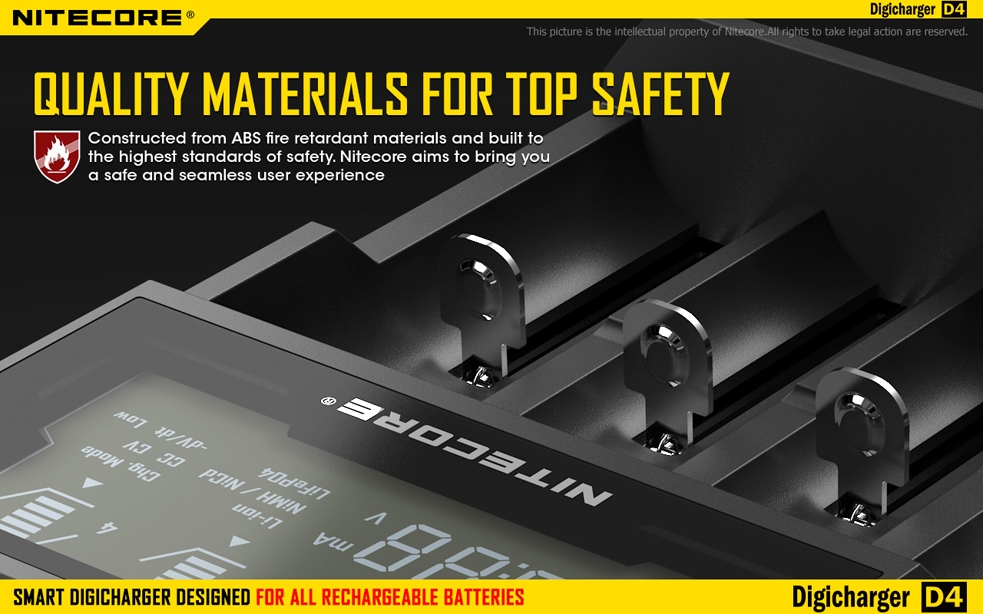 Ładowarka Nitecore Digicharger D4 Ładowarka do baterii Nitecore D4 to uniwersalne urządzenie, dzięki któremu można naładować niemal wszystkie modele cylindrycznych akumulatorów. Jej największym atutem jest możliwość dopasowania do rozmiaru baterii dzięki przesuwanemu elementowi. Ładowarka do akumulatorów automatycznie rozpoznaje akumulatory Li-ion, Ni-MH oraz Ni-Cd oraz dopasowuje optymalny rodzaj ładowania. Warto nadmienić, że akumulatory ładowane są niezależnie - LifeGun.pl Ładowarka do Akumulatorów Nitecore Digicharger D4-14