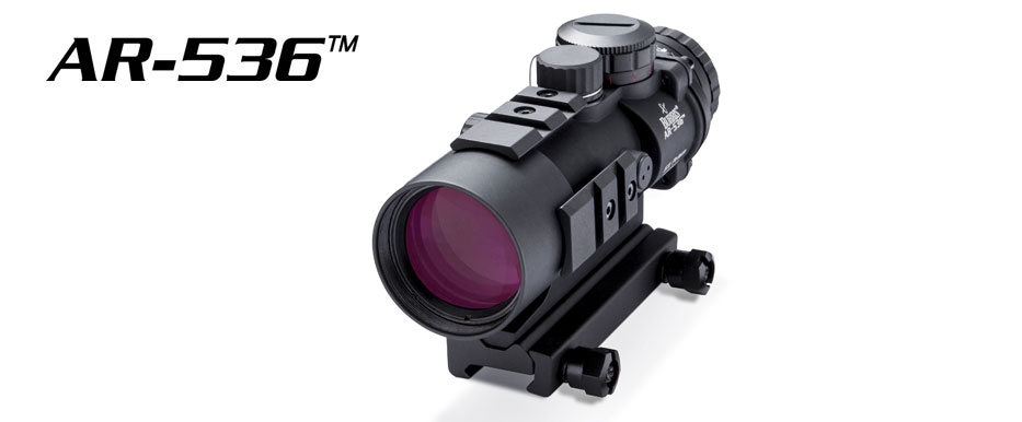 Powiększenie (x): 5 | Wykończenie lunety: Mat | Pole widzenia ze 100 m (m): ~6 | Baterie (kompatybilne): CR 2032 | Waga (g): 532 | Krzyż celowniczy: Ballistic CQ - LifeGun.pl Kolimator Burris AR-536 Ballistic CQ (300210)-1