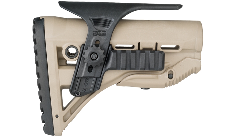 Regulowana baka FAB GSPCP z szynami Picatinny do GL-Shock Regulowa Baka FAB GSPCP zapewnia optymalną wszechstronność, a dzięki szynom Picatinny dodatkowe rozwiązania montażowe do kolby GL-Shock. WYMIARY: Waga - 117g Szerokość - 66mm Wysokość - 133mm/163mm (otwarta) Długość - 134mm Przedmiotem sprzedaży jest wyłącznie REGULOWANA BAKA FAB GSPCP. CECHY: W pełni regulowana Wyposażona - LifeGun.pl Regulowana baka FAB GSPCP z szynami Picatinny do GL-Shock-2