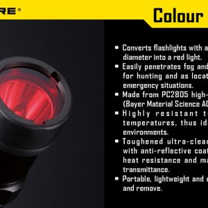 Filtr rozpraszający czerwony Nitecore NFR23-2