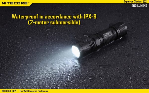Latarka Nitecore EC21 460 lumenów-17