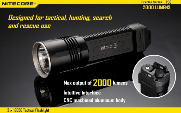 Latarka Nitecore P36 2000 lumenów-5