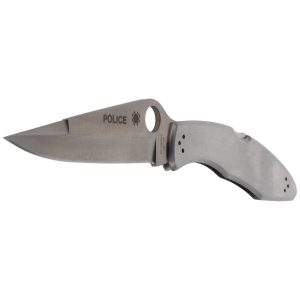Nóż Spyderco Police Model Stainless Steel Plain (C07P)-1