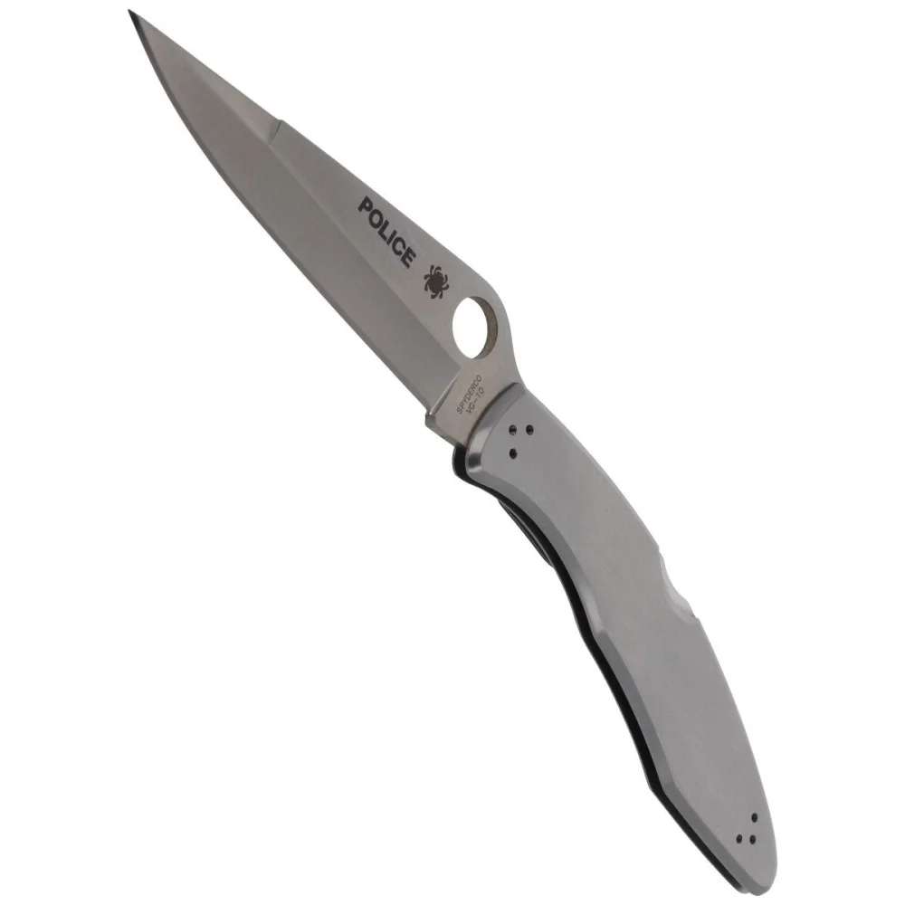 Nóż Spyderco Police Model Stainless Steel Plain (C07P) 4 Nóż Spyderco Police Model Stainless Steel Plain (C07P)