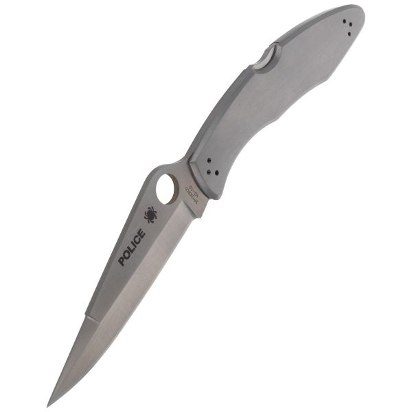 Nóż Spyderco Police Model Stainless Steel Plain (C07P)-5