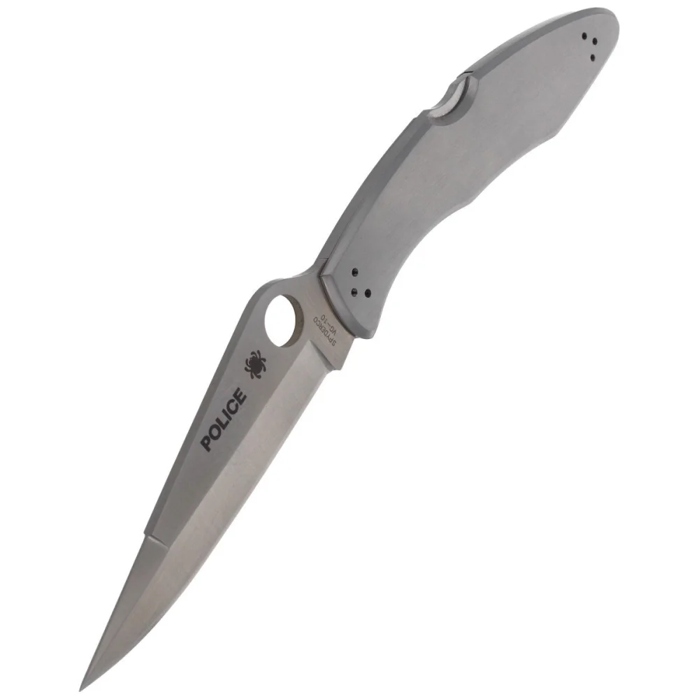Nóż Spyderco Police Model Stainless Steel Plain (C07P) 5 Nóż Spyderco Police Model Stainless Steel Plain (C07P)