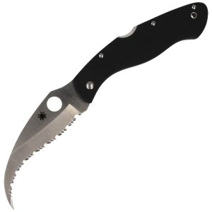 Nóż Spyderco Civilian G-10 Black Spyder (C12GS)-1