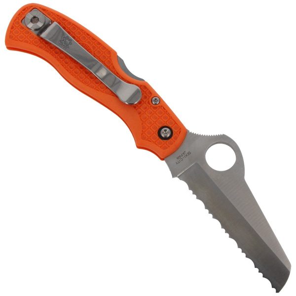 Nóż Spyderco Rescue 79mm FRN Orange (C45SOR)-3