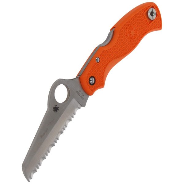 Nóż Spyderco Rescue 79mm FRN Orange (C45SOR)-5