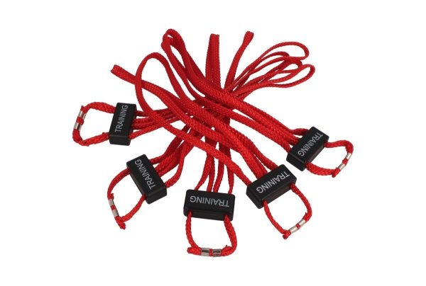 Kajdanki treningowe tekstylne ESP (5 szt) Red (HT-01-T)-2