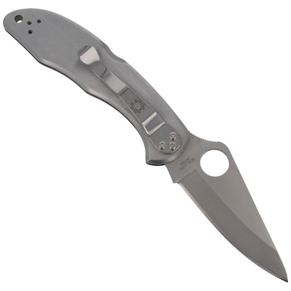 Nóż Spyderco Delica 4 Stainless Steel Plain (C11P)-3