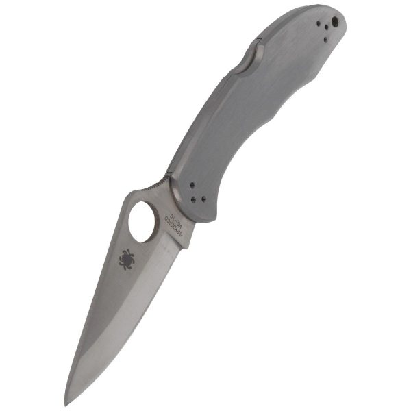 Nóż Spyderco Delica 4 Stainless Steel Plain (C11P)-5